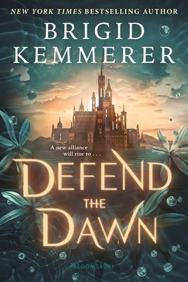 Paperback copy of "Defend the Dawn" by Bloomsbury YA, featuring the book cover with title and author details.