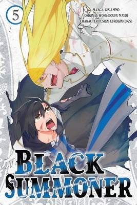 Black Summoner, Vol. 5 manga paperback by Jnc with cover art featuring characters in fantasy attire.
