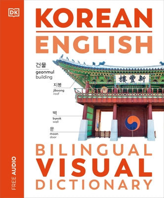 Bilingual Korean-English visual dictionary paperback by DK Publishing with colorful illustrated pages.