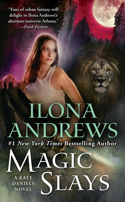 Mass market paperback of "Magic Slays" by Ace Books, featuring the book cover with mystical imagery and title text.
