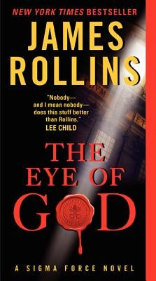Mass market paperback of "The Eye of God" by William Morrow & Company, showing the book cover with eye-themed artwork.