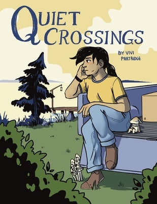 Paperback Quiet Crossings by Emanata featuring a cover design with abstract artwork and calm, muted colors.