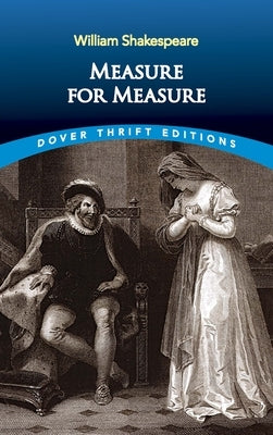 Paperback copy of Measure for Measure by Dover Publications, showing the front cover with title and author details.