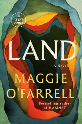 Paperback copy of "Land" by Random House Large Print Publishing, showing the book cover with title and author details.
