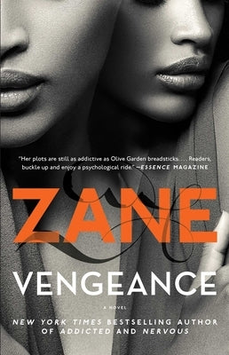 Paperback of "Vengeance" by Atria Books showing the book cover with bold title and dark background design.