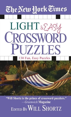 Mass market paperback of The New York Times Light and Easy Crossword Puzzles by St. Martin's Press, showing a colorful cover with puzzle grid.