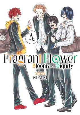 Paperback of The Fragrant Flower Blooms with Dignity 4 by Kodansha Comics, showing colorful cover art with floral illustrations.