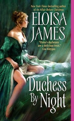 Cover of "Duchess by Night" mass market paperback by Avon Books, featuring an elegant historical romance scene.