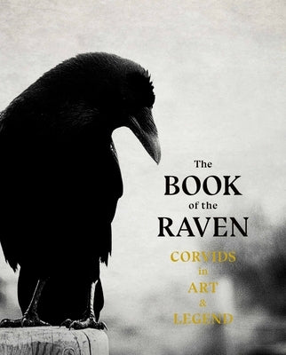 Paperback book titled "The Book of the Raven: Corvids in Art and Legend" by Laurence King, featuring raven illustrations on the cover.