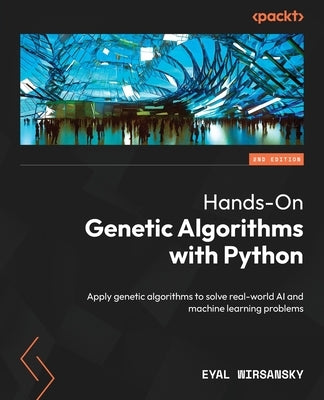 Paperback of Hands-On Genetic Algorithms with Python by Packt Publishing, showing the book cover with title and author.