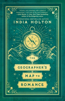 Paperback of The Geographer's Map to Romance by Berkley Books showing the book cover with colorful map illustrations