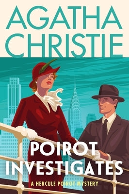 Paperback of Poirot Investigates collection by William Morrow & Company, featuring classic Agatha Christie Hercule Poirot mysteries.