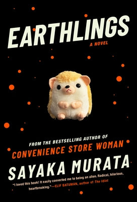 Cover of the paperback book "Earthlings" by Grove Press, featuring abstract artwork and title text on the front.