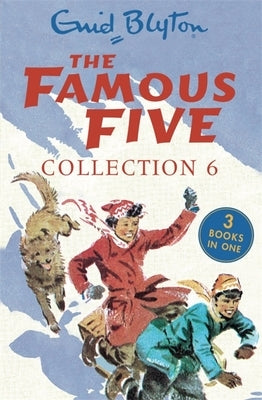 Paperback edition of The Famous Five Collection 6 by Hachette Children's, featuring books 16-18 with colorful cover art.
