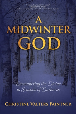 Paperback of A Midwinter God by Sorin Books with a cover image featuring dark winter-themed artwork and celestial elements.