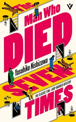 Paperback of The Man Who Died Seven Times by Pushkin Vertigo, showing the book cover with title and author text.