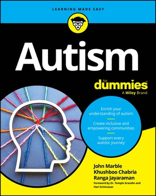 Paperback "Autism for Dummies" book by For Dummies, showing the front cover with title and author branding.