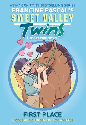 Paperback of Sweet Valley Twins: First Place graphic novel by Random House Graphic showing colorful cover art and illustrations.