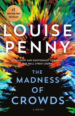 Paperback of The Madness of Crowds novel by Minotaur Books, showing the front cover with bold title and author details.