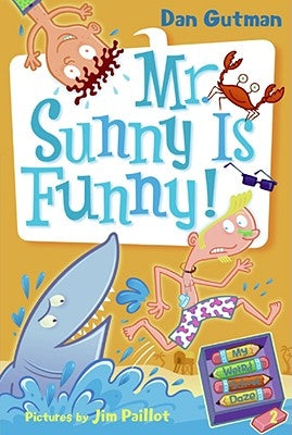 Paperback of My Weird School Daze #2: Mr. Sunny Is Funny! by HarperCollins, showing colorful cover art with playful school-themed illustrations.