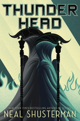 Paperback of Thunderhead by Simon & Schuster Books for Young Readers, showing the book cover with title and author details.