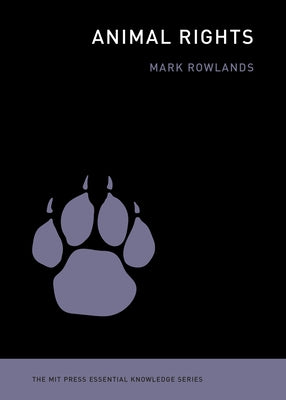 Paperback book titled "Animal Rights" by MIT Press with a plain cover and visible title text.