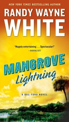 Cover of Mangrove Lightning mass market paperback by G.P. Putnam's Sons featuring a vivid tropical mangrove scene.