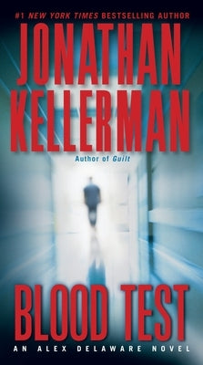 Mass market paperbound copy of "Blood Test" by Ballantine Books, showing the book cover with title and author text.