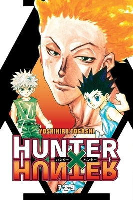 Paperback Hunter X Hunter 3-in-1 Edition Vol. 3 by Viz Media showing the front cover with colorful manga artwork.
