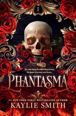 Paperback copy of Phantasma by Forever, featuring the book cover with dark, mystical artwork and the title prominently displayed.