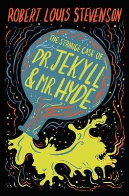 Paperback copy of The Strange Case of Dr. Jekyll & Mr. Hyde by Union Square & Co., showing the book cover with dark, mysterious artwork.