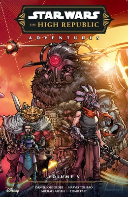 Paperback of Star Wars: The High Republic Adventures Phase III Volume 5 comic book by Dark Horse Books, featuring Star Wars characters.
