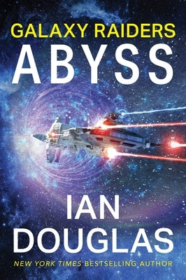 Paperback of Galaxy Raiders: Abyss, Book 1 by Harper Voyager, featuring a sci-fi cover with space-themed artwork.