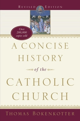 Paperback copy of "A Concise History of the Catholic Church" by Image, showing the book cover with title and author details.