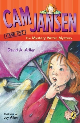 Paperback of Cam Jansen and the Mystery Writer by Puffin Books, featuring a colorful cover with illustrations and the title text.