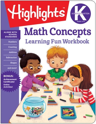 Kindergarten Math Concepts Paperback Highlights Learning
