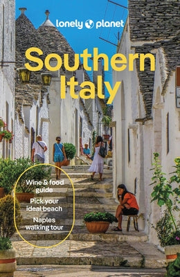 Lonely Planet Southern Italy travel guide paperback with map and detailed city and region information.