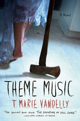 Paperback copy of "Theme Music" by Dutton, showing the book cover with title and artwork on a white background.