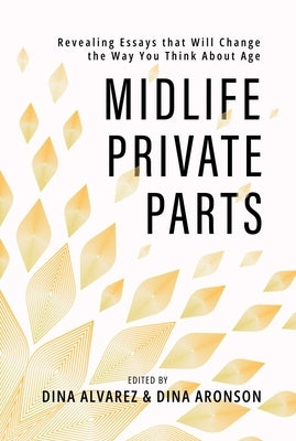 Paperback of "Midlife Private Parts" by Regalo Press showing the front cover with title and author, featuring a simple design.