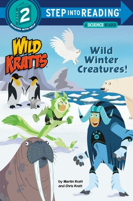 Paperback of Wild Winter Creatures! from Wild Kratts by Random House Books for Young Readers, featuring colorful winter animal illustrations.