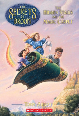 Paperback of The Hidden Stairs and the Magic Carpet by Scholastic Paperbacks, featuring colorful cover illustration with stairs and a magic carpet.