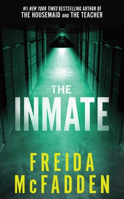 Paperback of "The Inmate" by Poisoned Pen Press showing the book cover with title and author details.