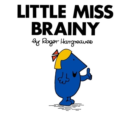 Paperback of Little Miss Brainy book by Grosset & Dunlap featuring colorful cover illustration with Little Miss character.