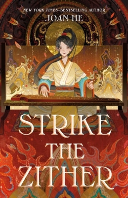 Paperback of "Strike the Zither: The Kingdom of Three Duology, Book One" by Square Fish, featuring a colorful book cover with Asian-inspired artwork.