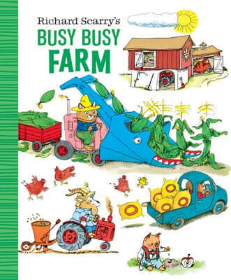 Richard Scarry's Busy Busy Farm Board Book Golden Books