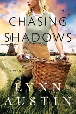 Paperback of "Chasing Shadows" by Tyndale Fiction, featuring a cover with dark, shadowy imagery and title text.