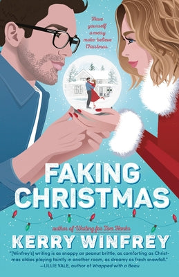 Paperback of "Faking Christmas" by Penguin Publishing Group showing the book cover with festive holiday artwork.