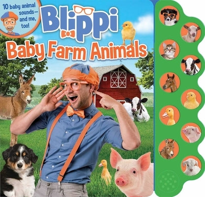 Blippi: Baby Farm Animals Board Book Studio Fun International