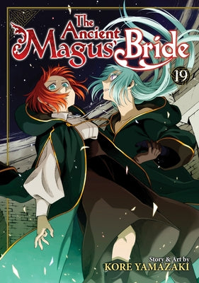 Paperback of The Ancient Magus' Bride Vol. 19 by Seven Seas, showing the cover art with mystical characters and detailed illustrations.