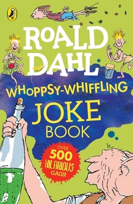 Paperback Roald Dahl Whoppsy-Whiffling Joke Book with colorful cover and playful illustrations for young readers.